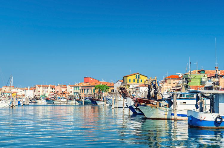 Sottomarina di Chioggia vista dall'alto