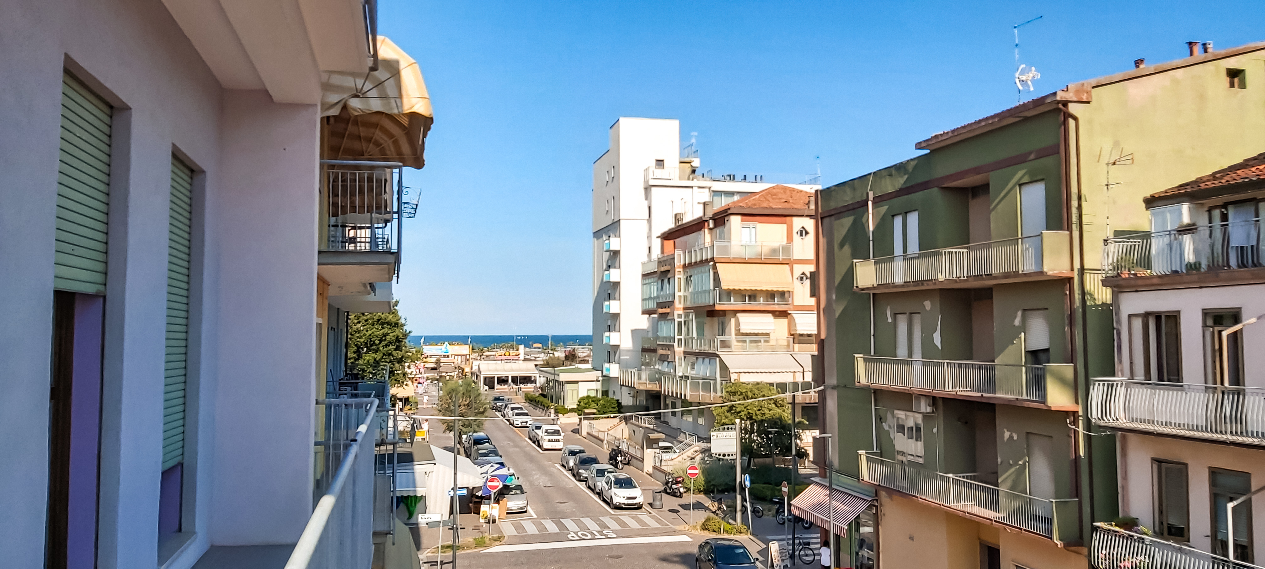 Vista mare dalla camera